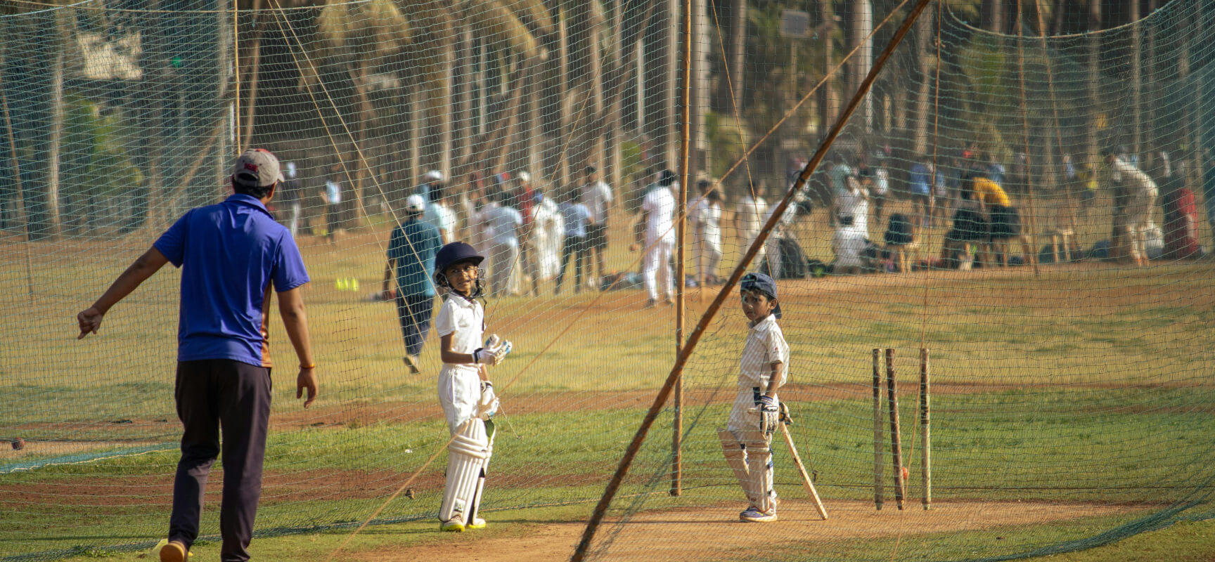 Cricket nets practice in Amethi - 8 nets daily training