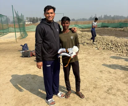 Youth cricket academy training in Amethi